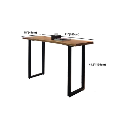 Rechteckiger Kneipentisch, moderner Bartisch aus massivem Holz f&uuml;r den Innenbereich