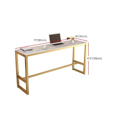 Moderner Bartisch, wei&szlig;er Esstisch f&uuml;r K&uuml;che, Wohnzimmer, Kaffeezimmer