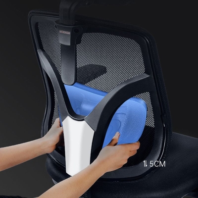 Ergonomischer Schreibtischstuhl aus Netzstoff, moderner B&uuml;rostuhl mit verstellbarer Sitzh&ouml;he