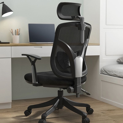 Ergonomischer Schreibtischstuhl aus Netzstoff, moderner B&uuml;rostuhl mit verstellbarer Sitzh&ouml;he