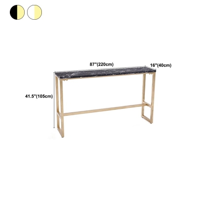 Glam Pub Table Massivholz Barh&ouml;he Rechteckiger Bartisch f&uuml;r Pausenraum