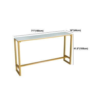 Glam 1/4/6-teiliges Thekenh&ouml;hen-Set aus Holz und Metall, rechteckiges Pub-Ess-Set