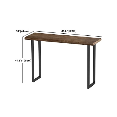 Industrielles 1/3-teiliges Bartisch-Set, rechteckiger Tresentisch aus Kiefernholz mit hohen Hockern