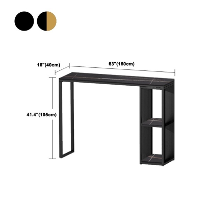 Glam 1/3-teiliges Bartisch-Set, rechteckiger Stein-Thekentisch mit hohen Hockern f&uuml;r den Balkon