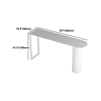 Modernes 1/2/3/5-teiliges Bartisch-Set, rechteckiger Stein-Bartisch mit hohen Hockern