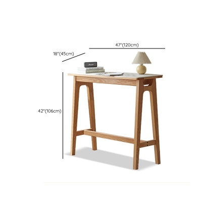 Zeitgen&ouml;ssischer Trestle-Bar-Esstisch, Barhocker-Tisch aus massivem Holz