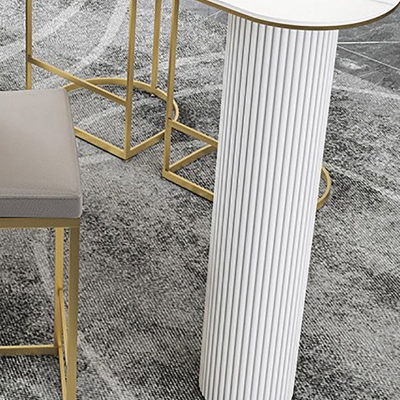 Stein-Bartisch, moderner Bistro-Pub-Tisch f&uuml;r das Esszimmer