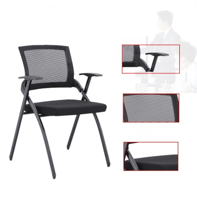 Zeitgen&ouml;ssischer Konferenzstuhl, ergonomischer B&uuml;rostuhl mit mittlerer R&uuml;ckenlehne