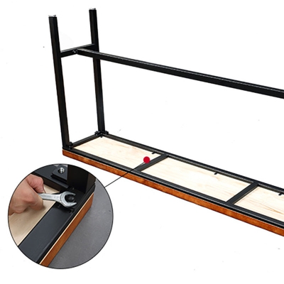 Glam Pub Table, Barh&ouml;he, rechteckiger Bartisch f&uuml;r kleine Pl&auml;tze