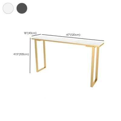 Tisch mit Kunstmarmorplatte, moderner Bistro-Pub-Tisch mit Metallsockel