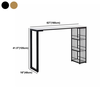 Modernes 1/3-teiliges Bartisch-Set, rechteckiger Stein-Thekentisch mit hohen Hockern f&uuml;r Caf&eacute;