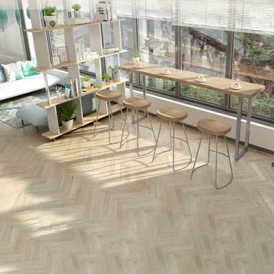 Bartisch aus massivem Holz mit Silber- und Metallbasis f&uuml;r K&uuml;che, Wohnzimmer, Kaffeezimmer