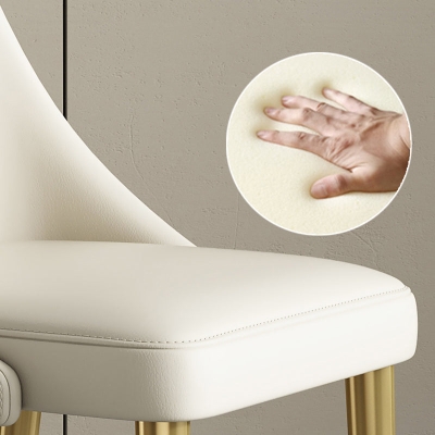 Esszimmerst&uuml;hle im glamour&ouml;sen Stil, Esszimmerstuhl aus PU-Leder f&uuml;r den Innenbereich