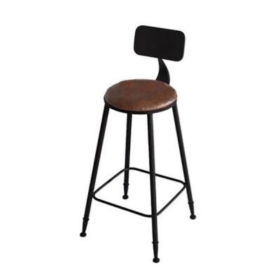 Industrielles Bartisch-Set aus Holz, 1/2/3/4/5-teilig, festes Theken-Set