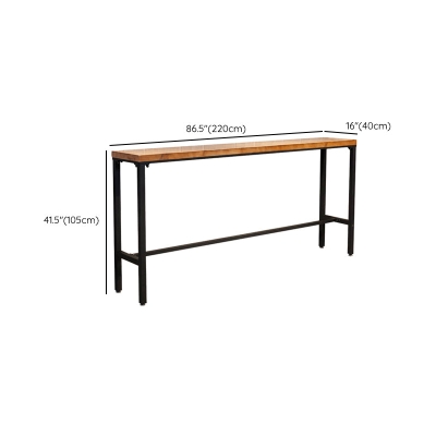 1/2/5/8-teiliges rechteckiges Stehtisch-Set aus massivem Holz im zeitgen&ouml;ssischen Stil f&uuml;r den Innenbereich