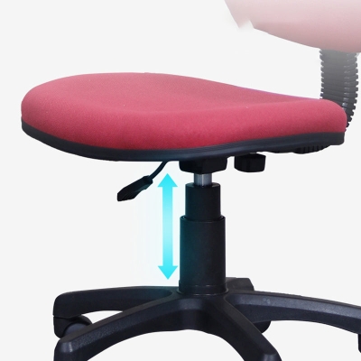 Ergonomischer Schreibtischstuhl aus Netzstoff, moderner, armloser B&uuml;rostuhl