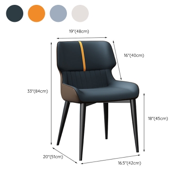 Gepolsterter Beistellstuhl f&uuml;r das Esszimmer, Heim-Esszimmerstuhl aus Kunstleder