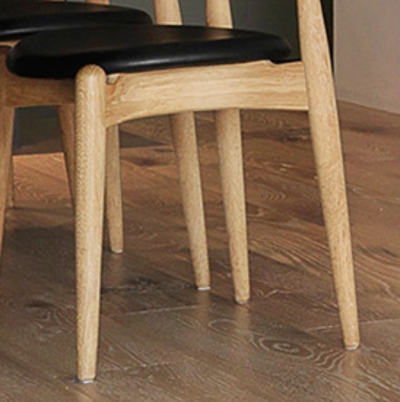 Esszimmerst&uuml;hle aus Kunstleder, gepolsterte St&uuml;hle mit Holzgestell