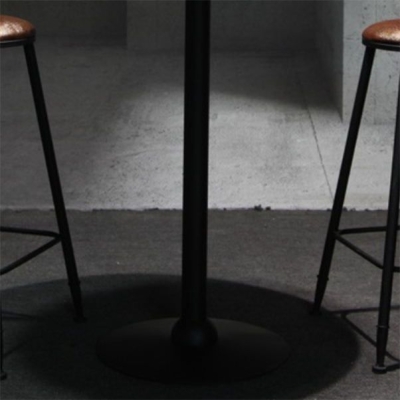 Industrielles braunes Stehtisch-Set, 1/3/5-teilig, Massivholz-Thekentisch f&uuml;r den Innenbereich