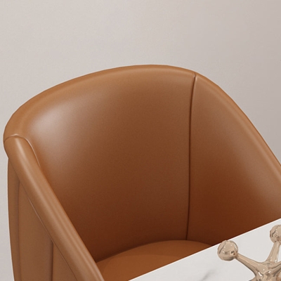 1/3/5-teiliges Bistro-Set aus Glam-Eisen-Stehtisch mit rechteckiger wei&szlig;er Steinplatte und Regal