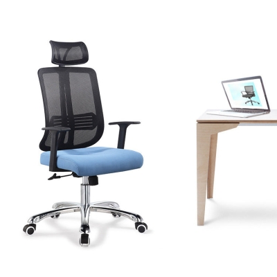 Sedia da ufficio regolabile in altezza con poltrona AirGrid traspirante