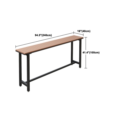 Industrielles Kneipen-Set mit Thekenh&ouml;he, 1/2/5-teilig, Eisenhocker, Beine und Metallfu&szlig;-Bartisch