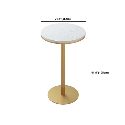 Glam 1/2/5-teiliges rundes Bartisch-Set, festes Tisch-Theken-Set f&uuml;r das Esszimmer