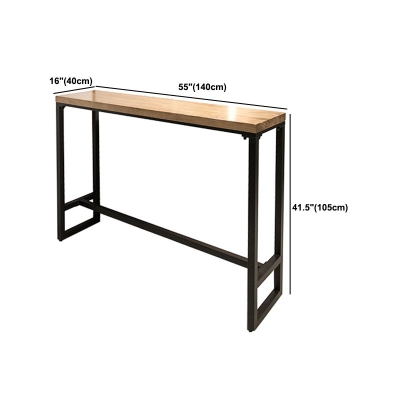 Modernes 1/2/5-teiliges Kneipentisch-Set aus massivem Holz, rechteckiger Thekentisch f&uuml;r das Esszimmer