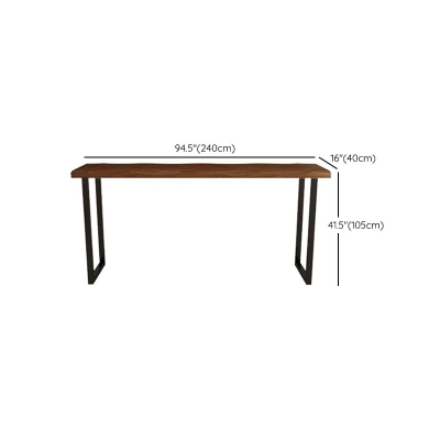 Industrielles 1/5-teiliges Bartisch-Set aus Kiefernholz, Tresentisch mit hohen Hockern f&uuml;r den Balkon