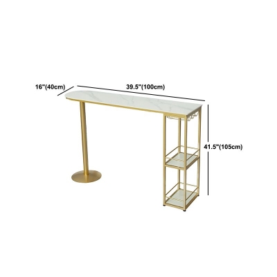 1/2/3-teiliges Bartisch-Set f&uuml;r den Innenbereich mit Stauraum, Glamour-Ovaltisch und Hockern