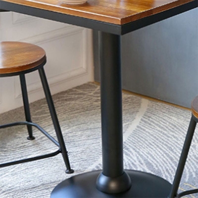 Pub-Tisch aus massivem Holz, runde Barh&ouml;he, moderner Bartisch f&uuml;r den Innenbereich