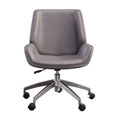 Zeitgen&ouml;ssischer Konferenzstuhl mit mittlerer R&uuml;ckenlehne, ergonomischer Drehstuhl mit Rollen