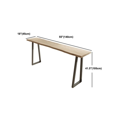 Modernes rechteckiges Kneipentisch-Set, 1/5-teilig, Tresentisch aus Holz mit hohen Hockern