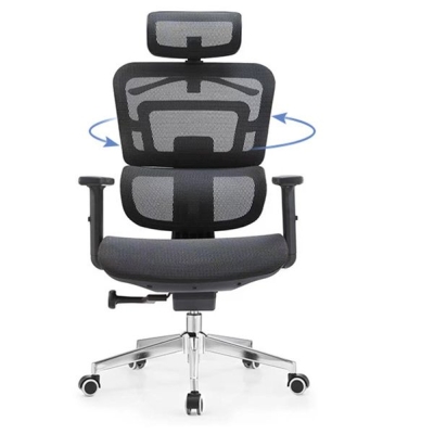 Zeitgen&ouml;ssischer B&uuml;rostuhl mit hoher R&uuml;ckenlehne, ergonomischer, verstellbarer Schreibtischstuhl
