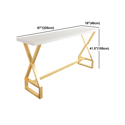 Set tavolo da bar Glam Tavolo da bancone rettangolare in legno di pino da 1/3 pezzi con sgabello alto