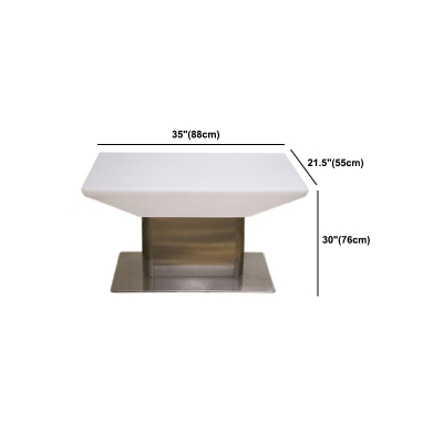 Quadratischer Tisch aus Polyethylen im industriellen Stil, Restaurant- und Nachtclub-Bartisch