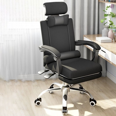 Ergonomischer gepolsterter B&uuml;rostuhl, moderner B&uuml;rostuhl mit Rollen
