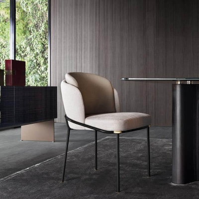 Glam Parsons Side Chair Leinen-Esszimmerstuhl f&uuml;r den Innenbereich f&uuml;r das Wohnzimmer