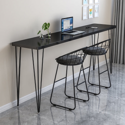 Zeitgen&ouml;ssischer, gepolsterter Barhocker mit Metallbeinen und Fu&szlig;st&uuml;tze f&uuml;r das Wohnzimmer