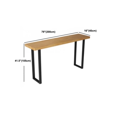 1/7-teiliges Bartisch-Set im modernen Stil, rechteckiger Tresentisch aus Kiefernholz f&uuml;r den Balkon