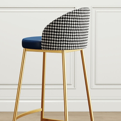 Glam Bucket Leder-Thekenhocker, Fu&szlig;st&uuml;tze, Bar- und Thekenhocker f&uuml;r den Innenbereich