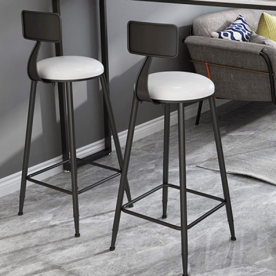 1/3-teiliges, modernes Bartisch-Set aus Eisen, rechteckiges Bistro-Set mit wei&szlig;er Marmorplatte und Regal