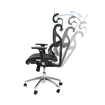 Sedia da ufficio moderna con schienale medio Sedia da scrivania ergonomica regolabile in altezza