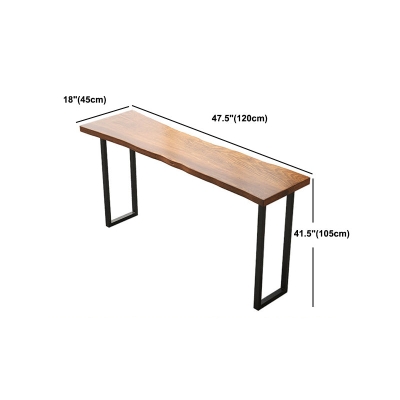 1/2/7-teiliges modernes rechteckiges Kneipentisch-Set aus Holz mit Thekentisch und r&uuml;ckenfreien Hockern