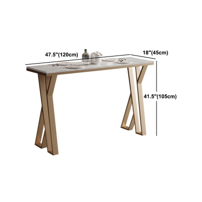 Glam Bartisch-Set, 1/2/5-teilig, rechteckiger Stein-Bartisch mit hohen Hockern