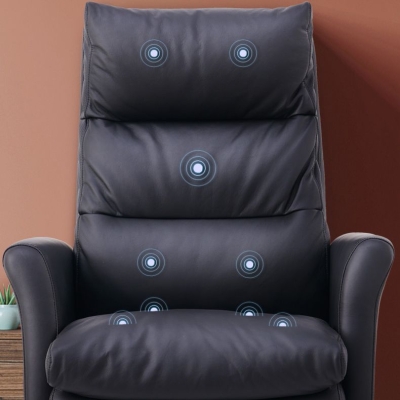 Chefsessel mit hoher R&uuml;ckenlehne, gepolsterter ergonomischer Chefsessel