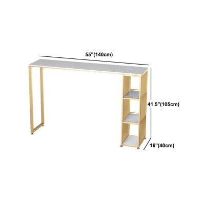 Glam 1/2/3-teiliges Bartisch-Set, rechteckiger Steintisch mit Hockern f&uuml;r das Wohnzimmer