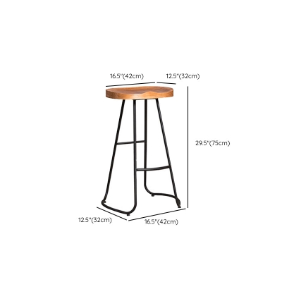Thekenhocker im modernen Stil, Wohnzimmer-Barhocker mit Metallgestell