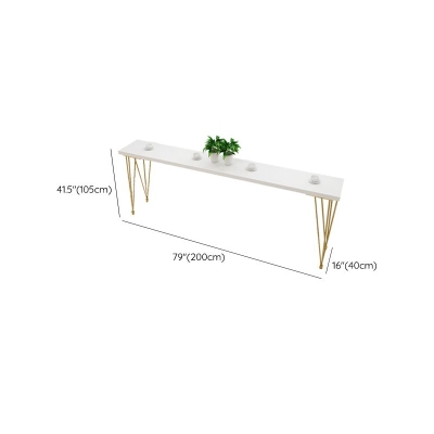 Glam-Bartisch mit Massivholzplatte f&uuml;r die Terrasse