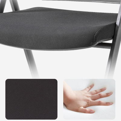 Sedia da conferenza ergonomica con schienale medio Sedia per ospiti contemporanea senza ruote